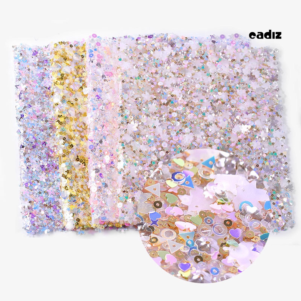 Thảm Lót Trưng Bày Móng Tay Nghệ Thuật Nhiều Màu Sắc Lấp Lánh Không Phai Đa Năng