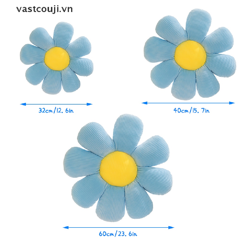 Gối Đệm Ngồi Thư Giãn Hình Hoa Cúc Hoạt Hình Dễ Thương