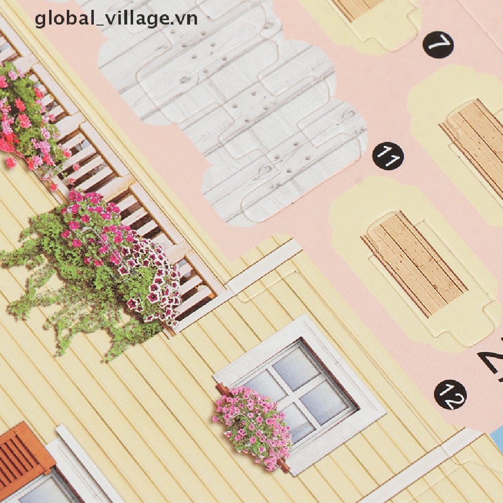 Mô Hình Đồ Chơi Lắp Ráp Ngôi Nhà 3D DIY