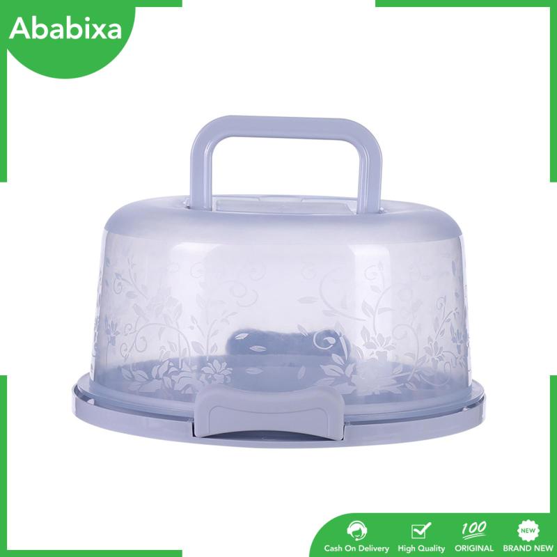 Giá Đỡ Bánh Kem Hình Tròn Có Nắp Và Tay Cầm Siêu Bền Tiện Dụng