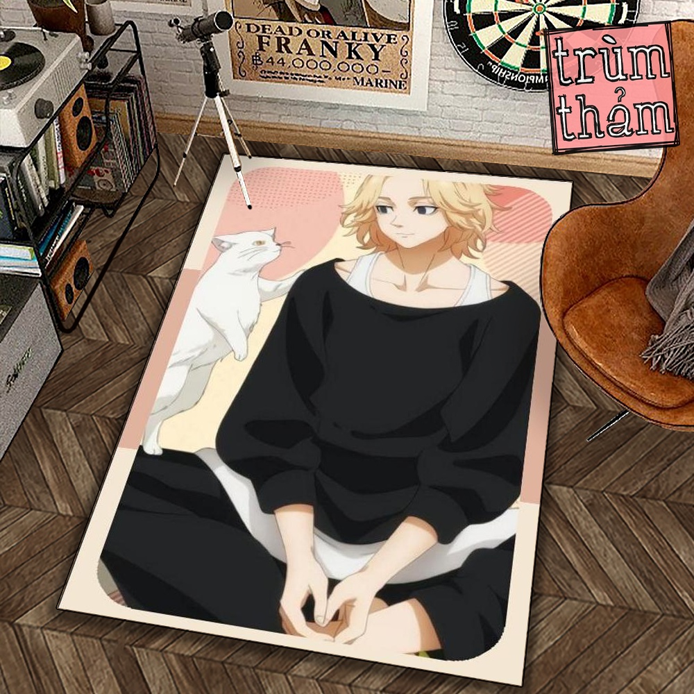 Thảm Trang Trí Sano Manjiro Tokyo Revengers Anime Manga Decor Phòng Ngủ Phòng Khách Văn Phòng
