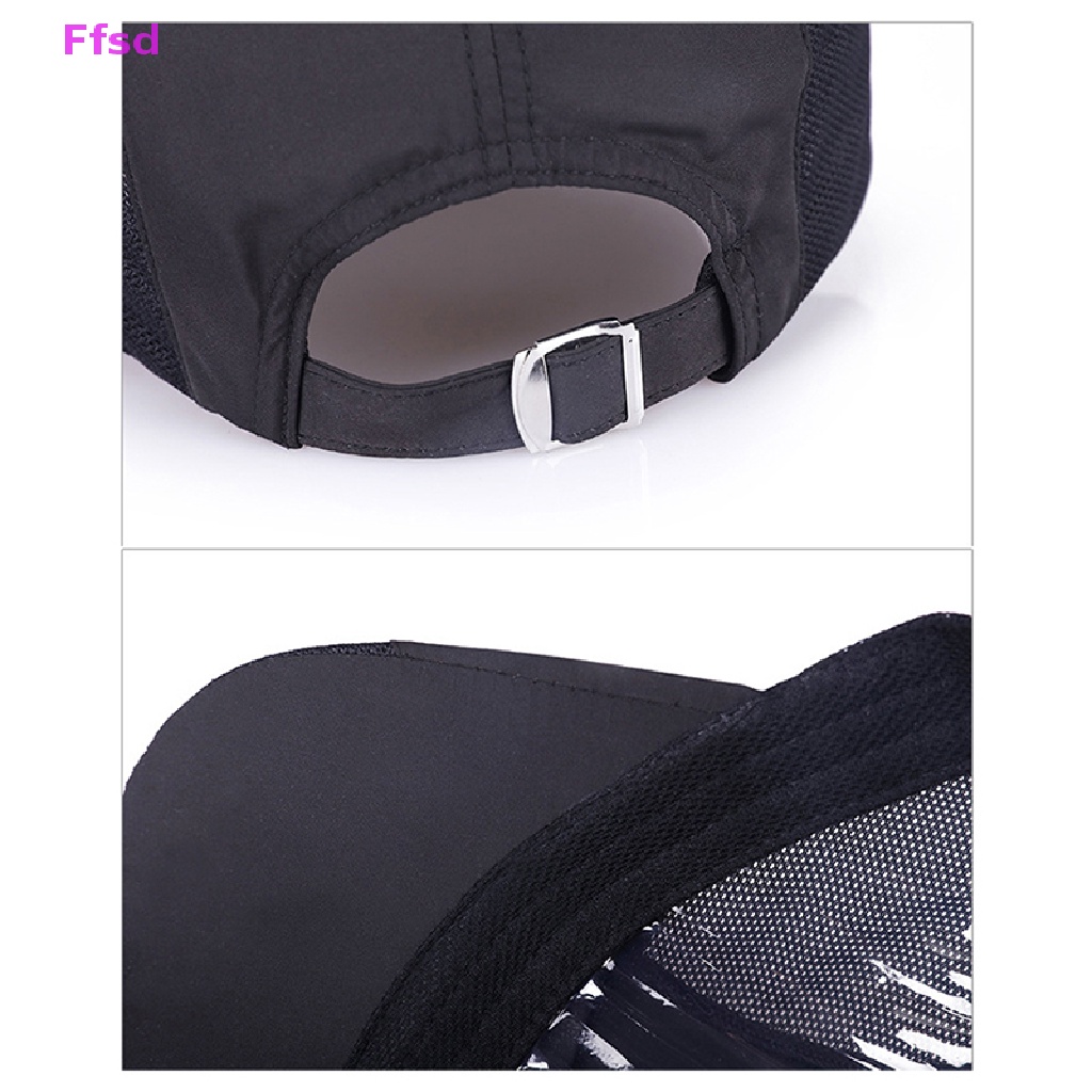 {Ffsd} Mũ Lưỡi Trai Thể Thao Unisex Phối Lưới Khô Nhanh Bảo Vệ Hàng Ngày Cho Nam Và Nữ Hoạt Động Ngoài Trời