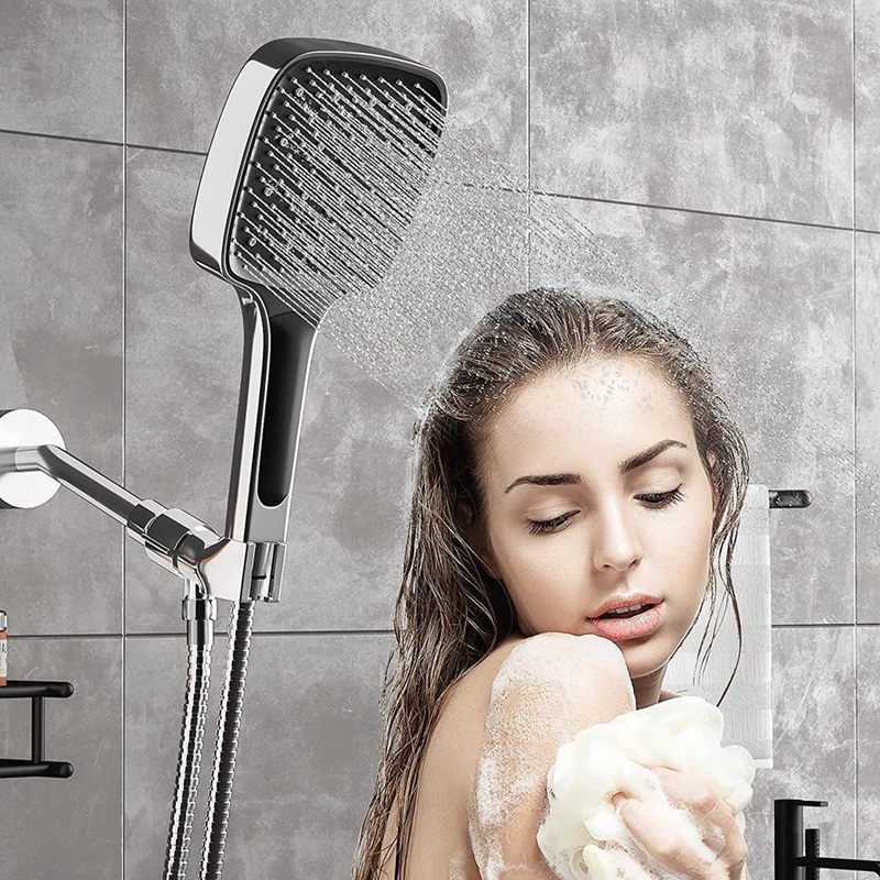 Đầu Vòi Sen Tiết Kiệm Nước Với 3 Chế Độ Áp Lực Phun Tiện Dụng