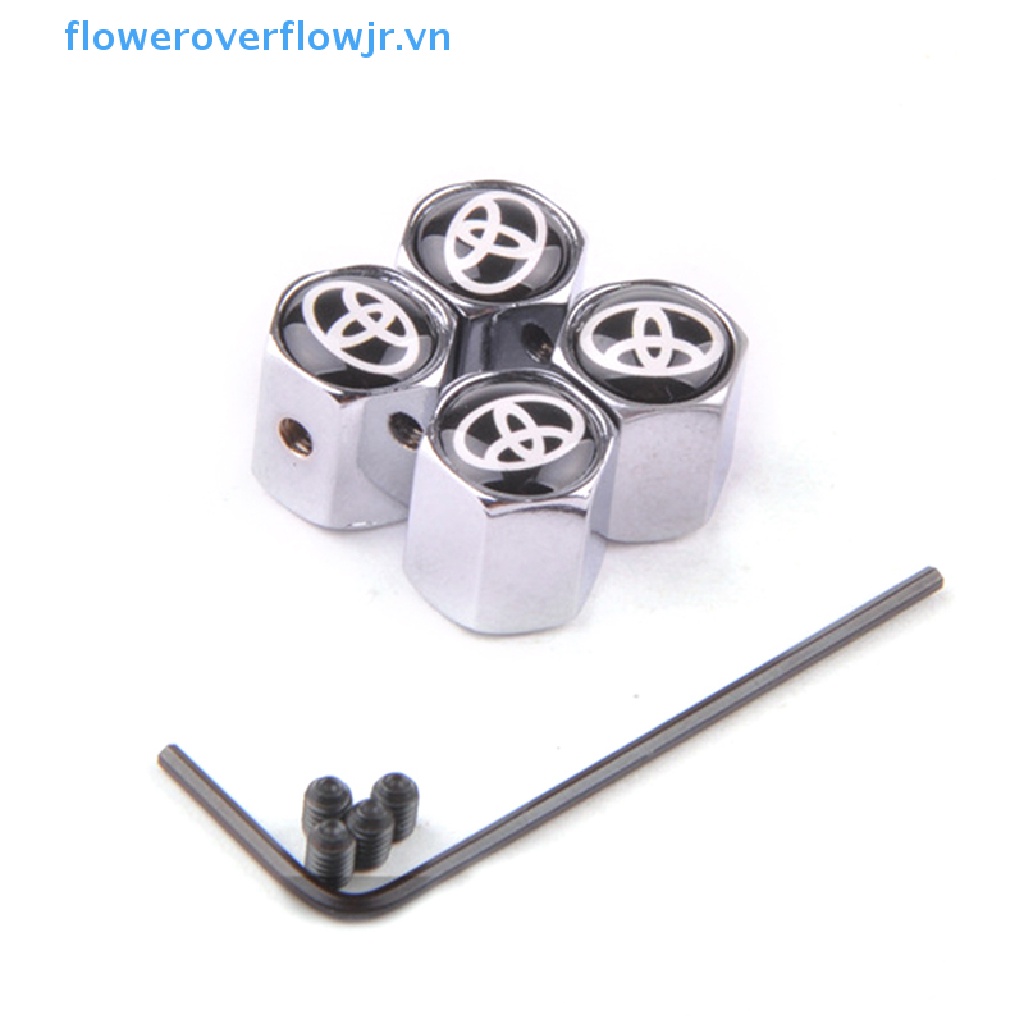 Bộ 4 Nắp Van Khí Cho Lốp Xe Hơi TOYOTA