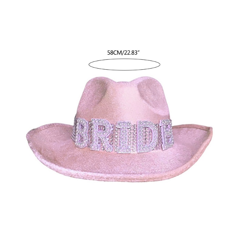 Mũ Vành Tròn Đính Đá Lấp Lánh Thời Trang Cho Nữ