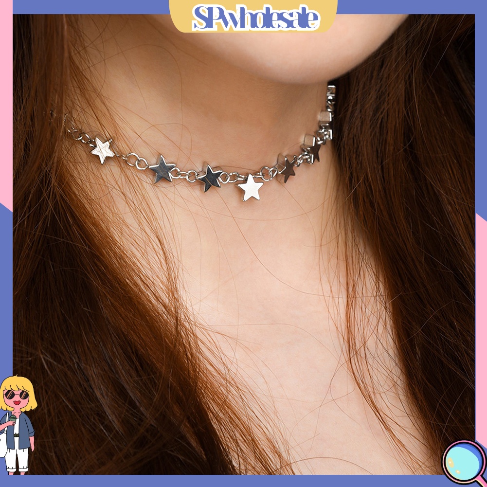 &lt;SPwholesale&gt; Vòng Cổ Choker Hình Ngôi Sao Thanh Lịch Thời Trang Cho Nữ