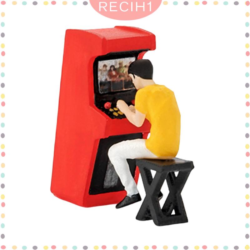 Mô Hình Máy Chơi Game Arcade Mini 64 Tỉ Lệ 1 / 64 Trang Trí Nhà Cửa DIY