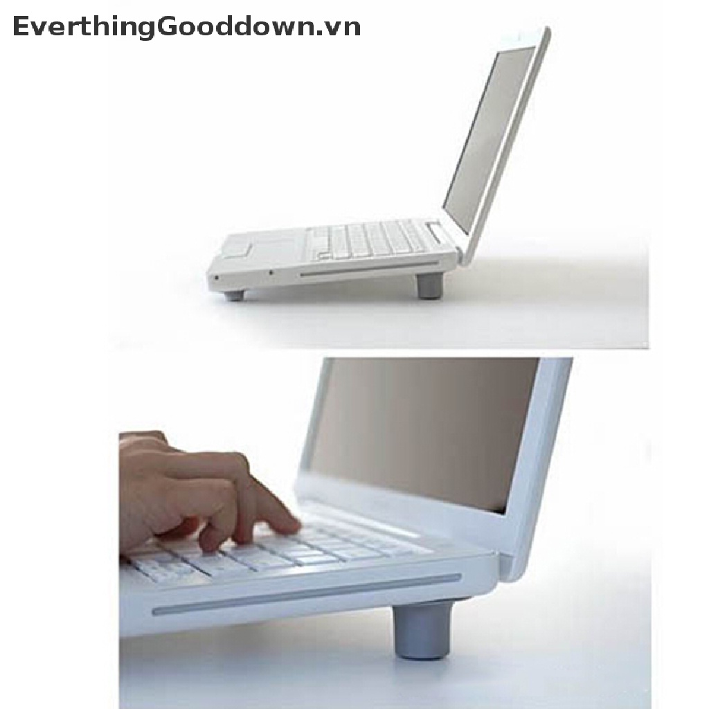 Everthinggooddown Mới Set 2 Giá Đỡ Laptop Notebook Cỡ Lớn Chống Trượt