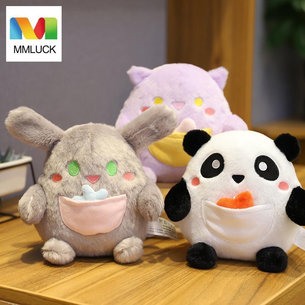 Mèo / Thỏ Nhồi Bông Màu Xám / Đen Dễ Thương Dùng Trang Trí Nhà Cửa