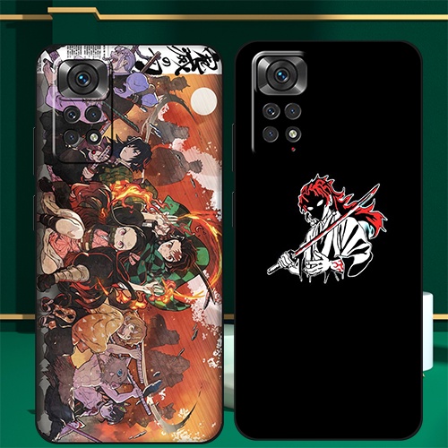Ốp Điện Thoại TPU Mềm Chống Rơi Hình Kimetsu no Yaiba Cho Redmi Note 11 11S 4G CE18