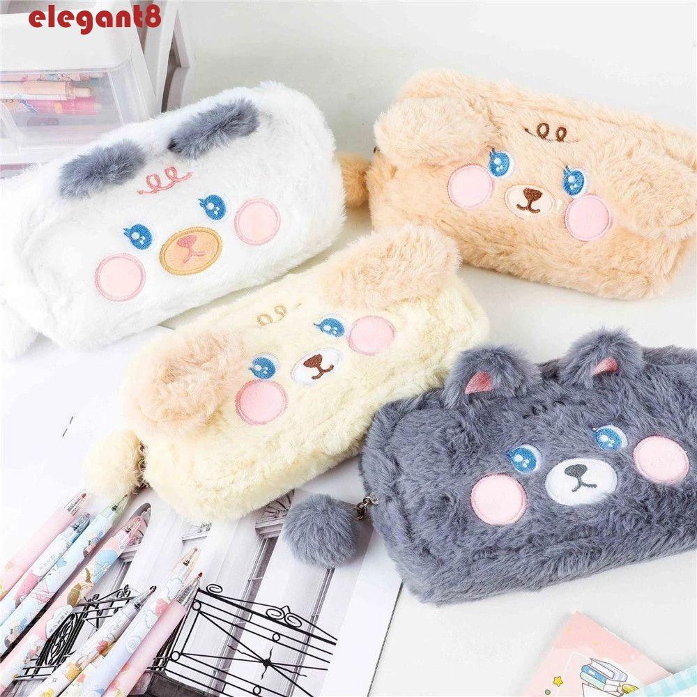 Túi Đựng Bút Tạo Hình Mèo Dễ Thương Cho Bé