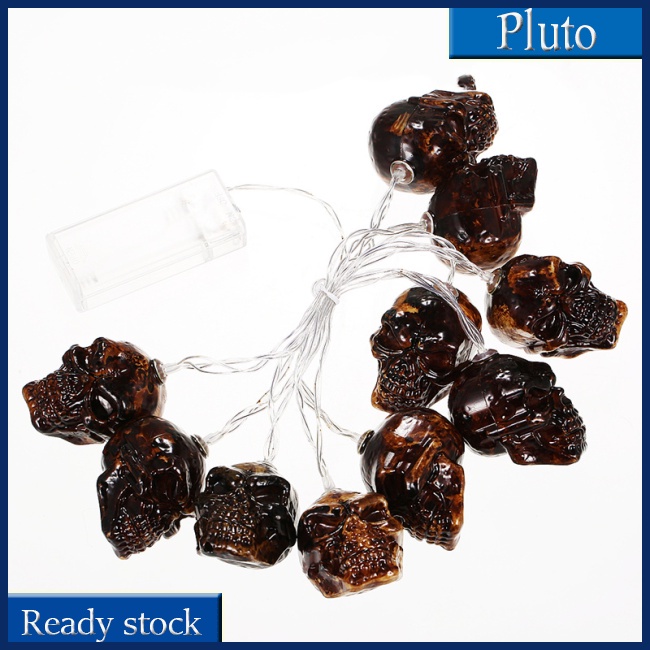 Dây Đèn Led Hình Đầu Lâu Trang Trí Halloween Độc Đáo