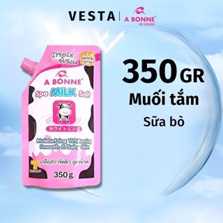 Muối Tăm Sữa Bò A Bonne - Tẩy Tế Bào Da Chết Body Thái Lan Hương Sữa Tươi 350g