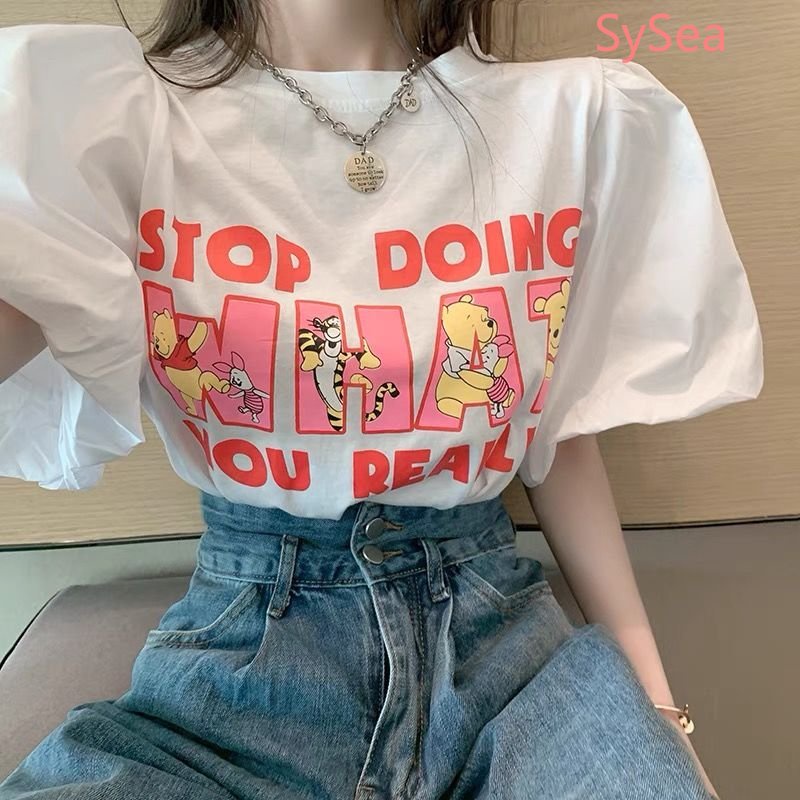 Áo Kiểu Tay Phồng Dáng Rộng Thời Trang Mùa Hè Pháp Cho Nữ