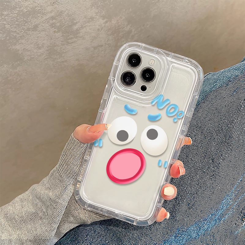 Ốp Điện Thoại Silicon TPU Mềm Trong Suốt In Hình Biểu Tượng Cảm Xúc Dễ Thương Cho IPhone 14 11 13 12 Pro XS Max 7 + 8 Plus X XR