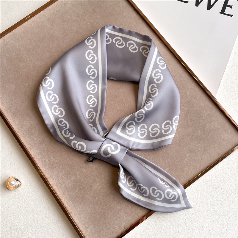 Khăn Quàng Cổ Lụa Hai Lớp Đơn Giản Phong Cách Mới