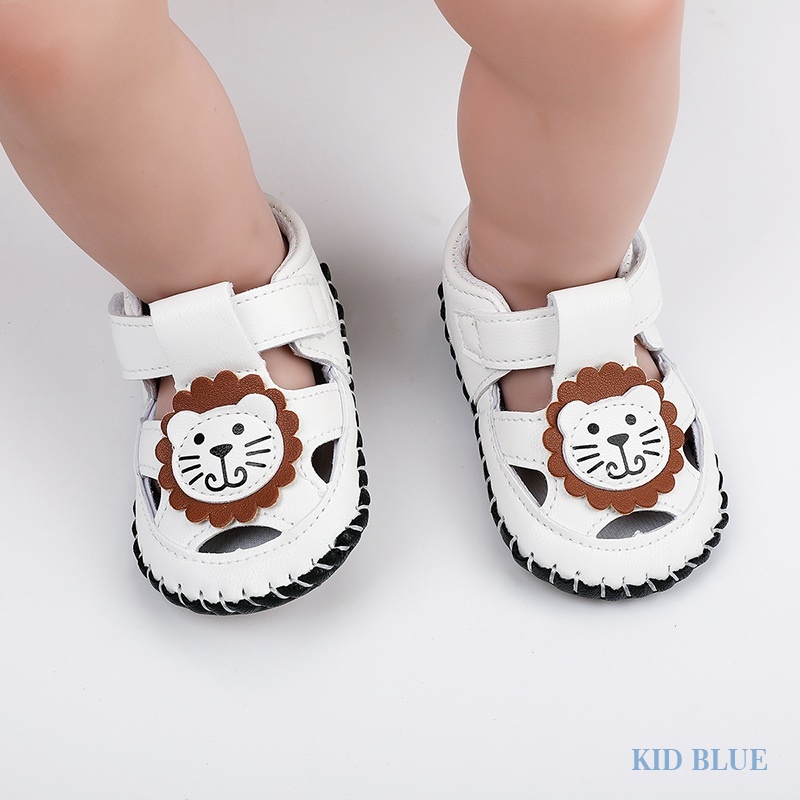 Giày Đế Mềm Chống Trượt Thoáng Khí Thoải Mái In Hình Thú Hoạt Hình Dễ Thương Thời Trang Xuân Hè Cho Bé