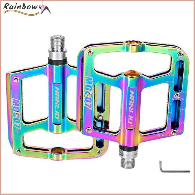 1 Cặp Bàn Đạp Xe Đạp Leo Núi Bằng Hợp Kim Nhôm Siêu Nhẹ Chống Trượt