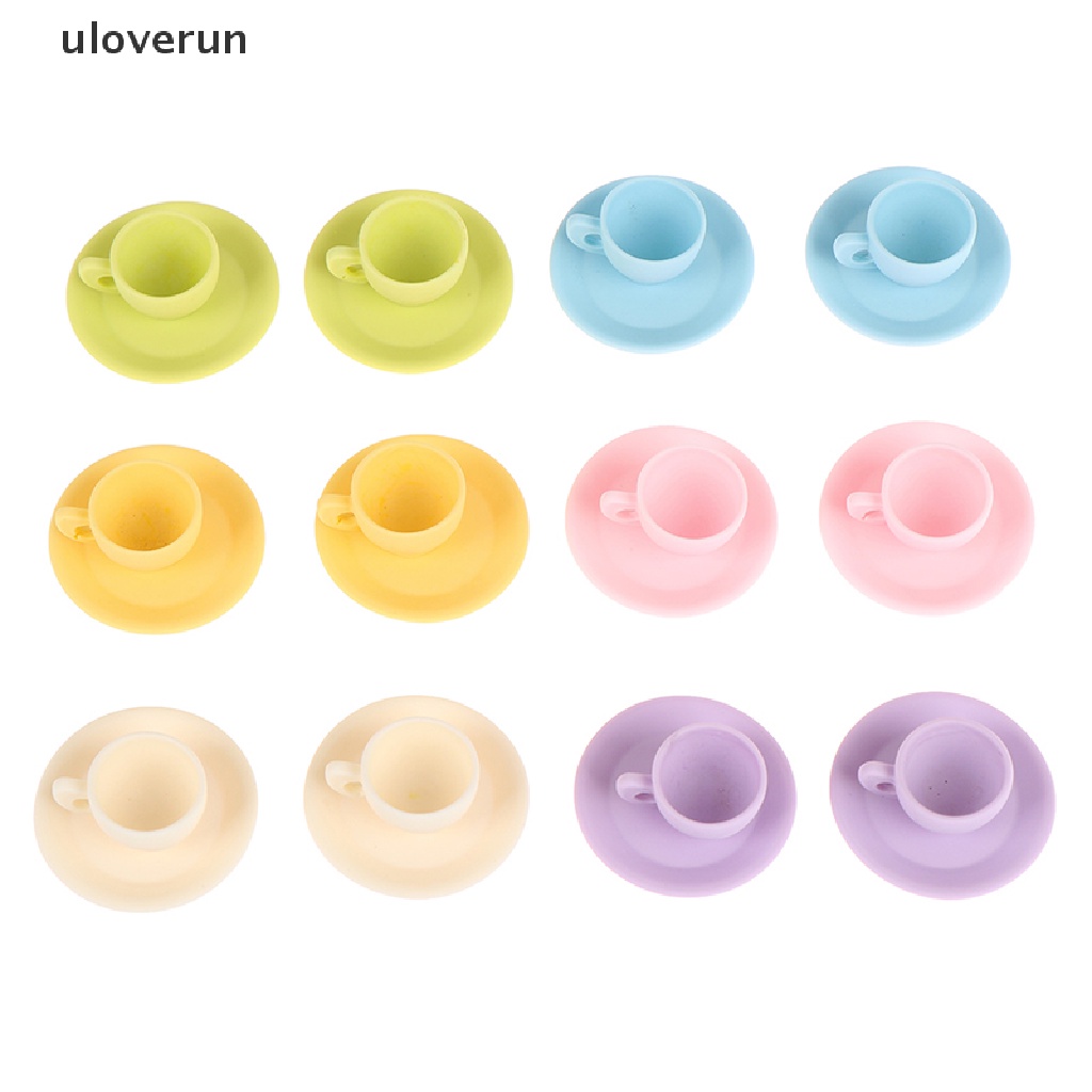 Set 2 Ly Cà Phê Mini Xinh Xắn Cho Nhà Búp Bê