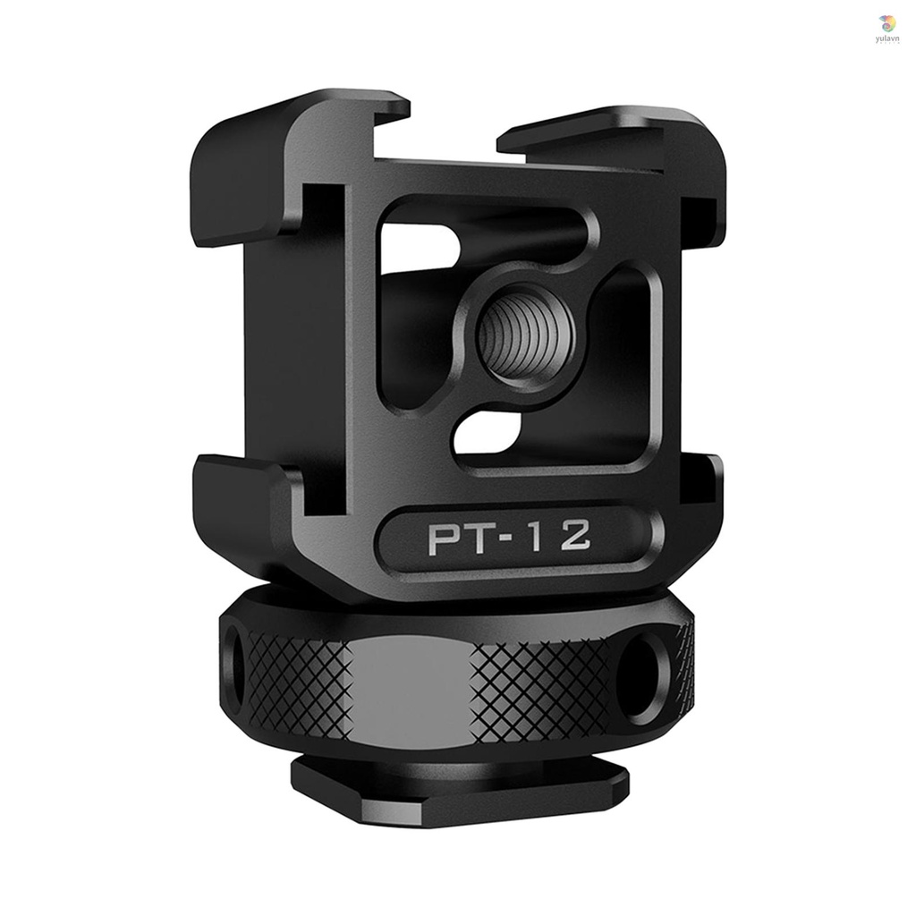 ULANZI Bộ Chuyển Đổi Gắn Micro / Đèn LED / Camera Mở Rộng 3 Chân Bằng Hợp Kim Nhôm 1 / 4