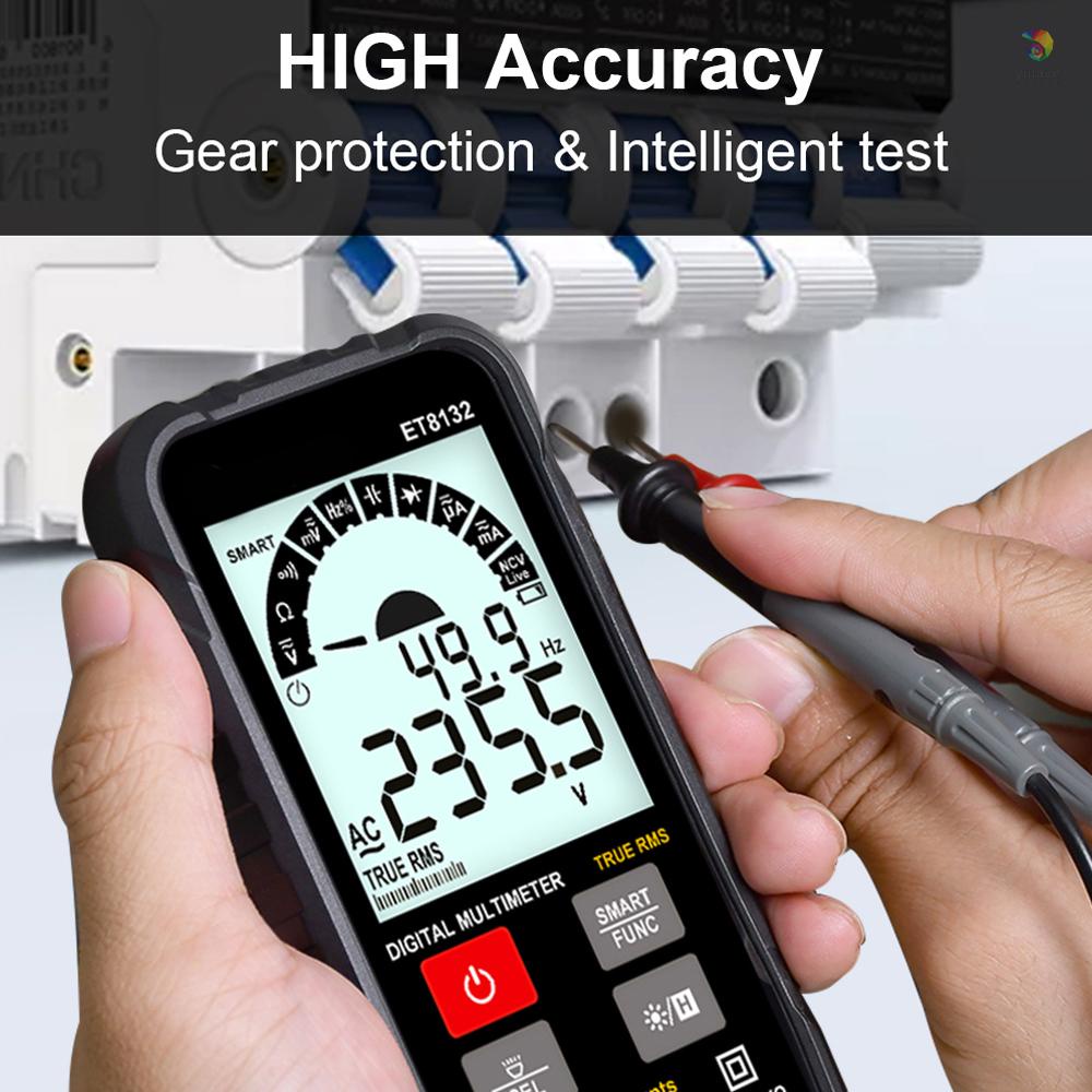 Đồng Hồ Vạn Năng Kỹ Thuật Số Cầm Tay ET8132 2.88 Inch Có Màn Hình Hiển Thị AC DC
