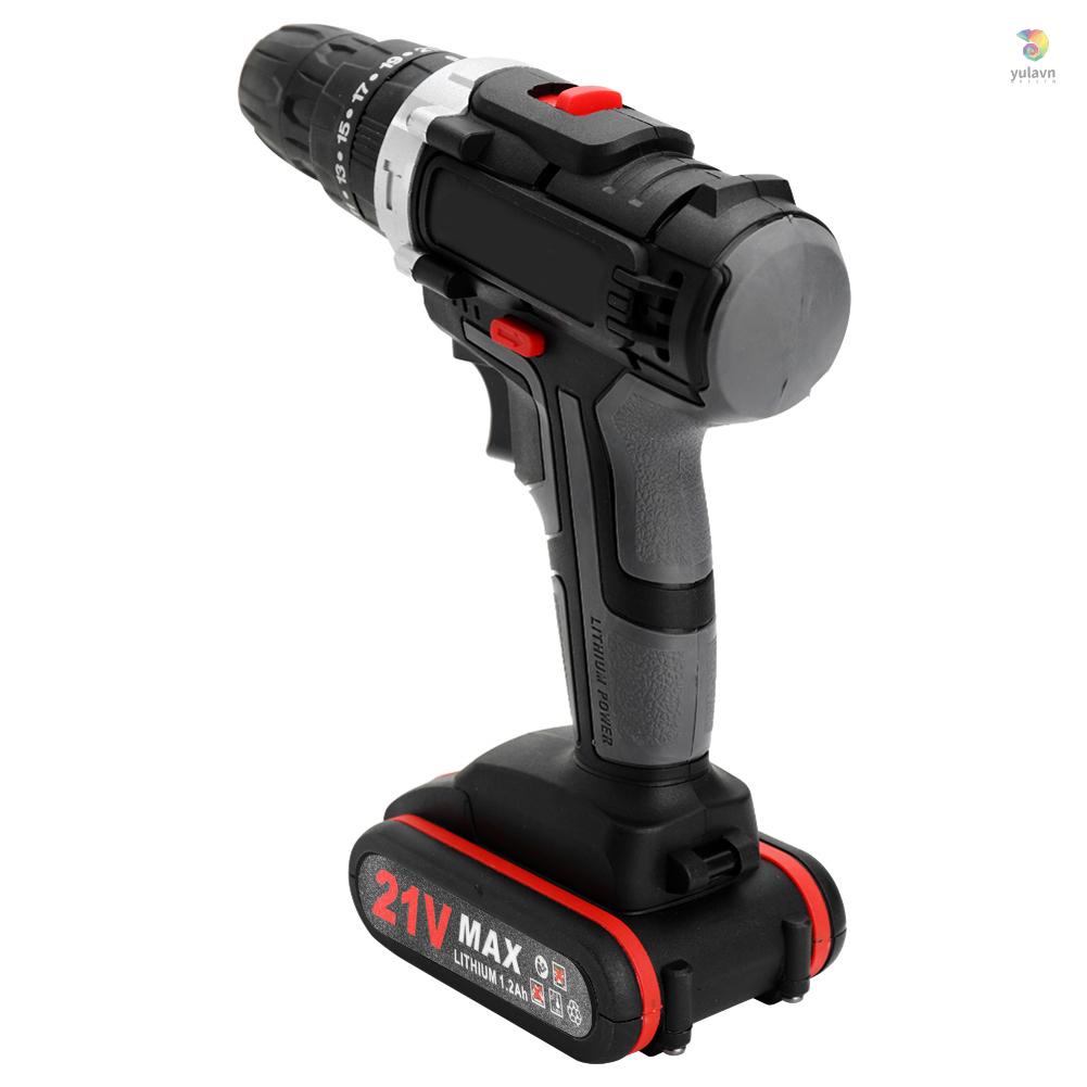 Máy Khoan Điện Cầm Tay Không Dây Công Suất Cao 21VF Đa Năng Có Thể Sạc Lại