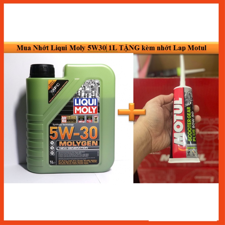 Nhớt Liqui Moly Cho Xe Tay Ga có cấp độ nhớt 5w30
