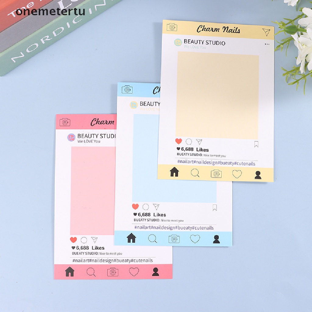 Set 10 Thẻ Móng Tay Giả Trưng Bày Tiện Lợi