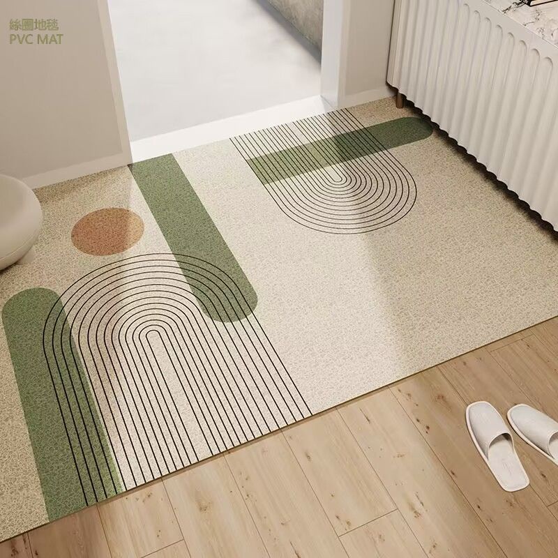 Thảm Lót Sàn Cửa Ra Vào Bằng Pvc Cuộn Tròn Chống Trượt Phong Cách Nhật Bản