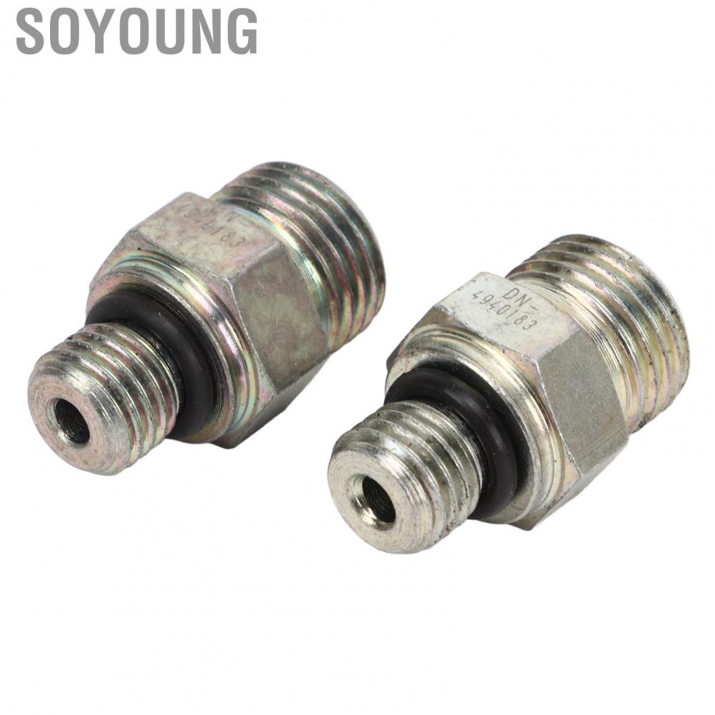 Soyoung Turbo Oil Feed Connectors Joints Leakage Proof High Strength Temperature Resistance 4940183 for Car