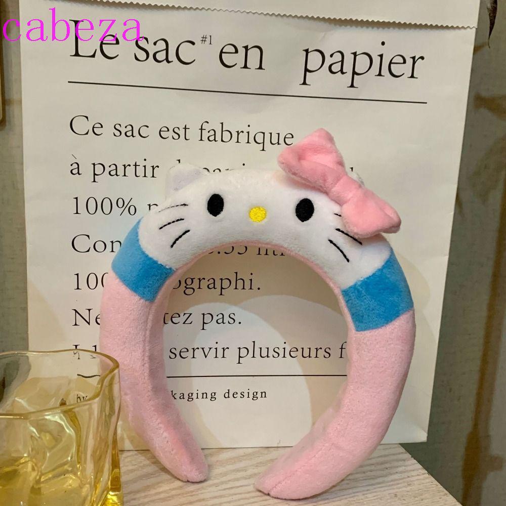 Băng Đô Cài Tóc Vải Lông Hình Gấu Trúc Hoạt Hình Đáng Yêu Dành Cho Nữ