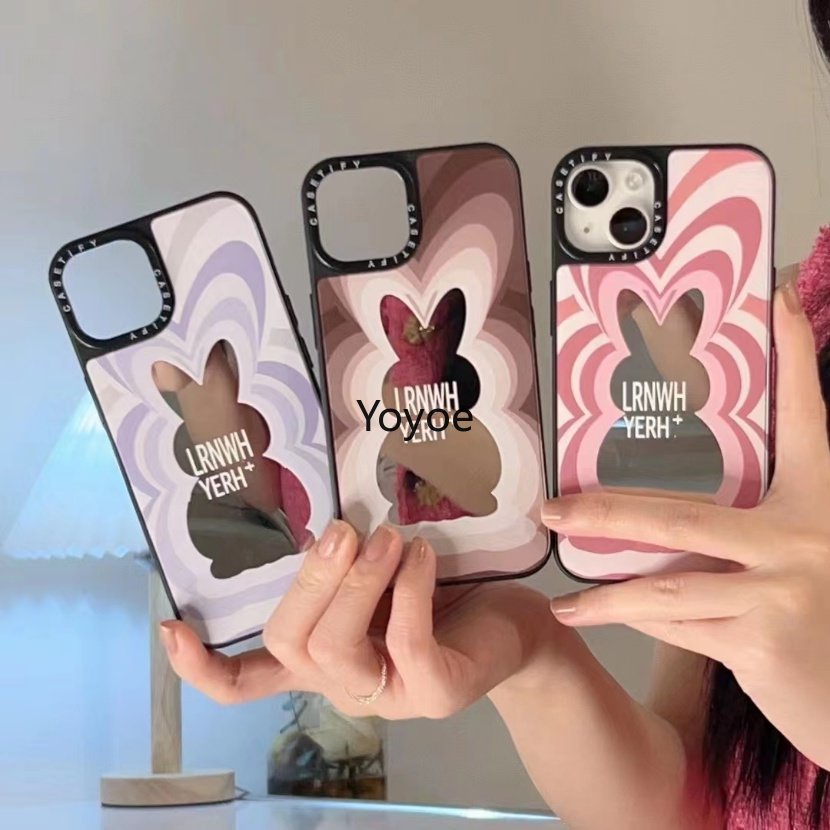 Ốp Điện Thoại Silicon Chống Sốc Họa Tiết Thỏ Phong Cách Hàn Quốc Cho iPhone 14 11 12 13 Pro Max Plus