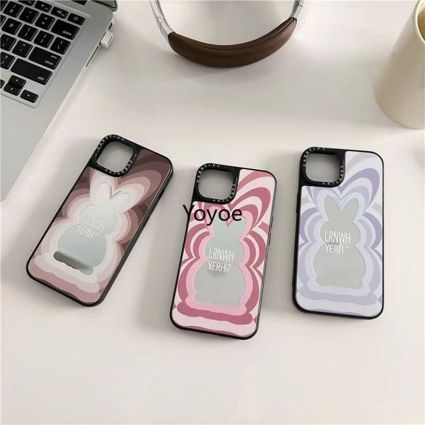 Ốp Điện Thoại Silicon Chống Sốc Họa Tiết Thỏ Phong Cách Hàn Quốc Cho iPhone 14 11 12 13 Pro Max Plus