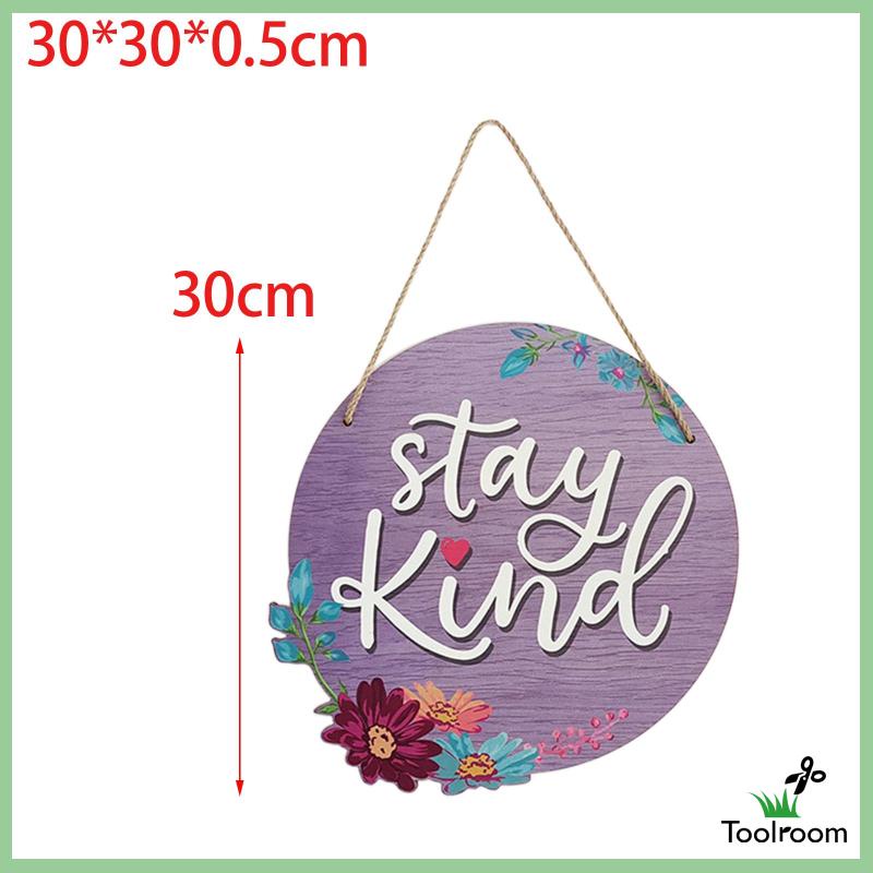 Biển Hiệu Chào Mừng Hình Tròn Dùng Trang Trí Cửa Trước