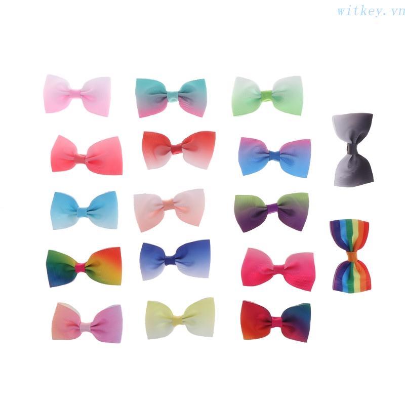 Set 20 Kẹp Tóc Nơ Xinh Xắn Dành Cho Bé Gái