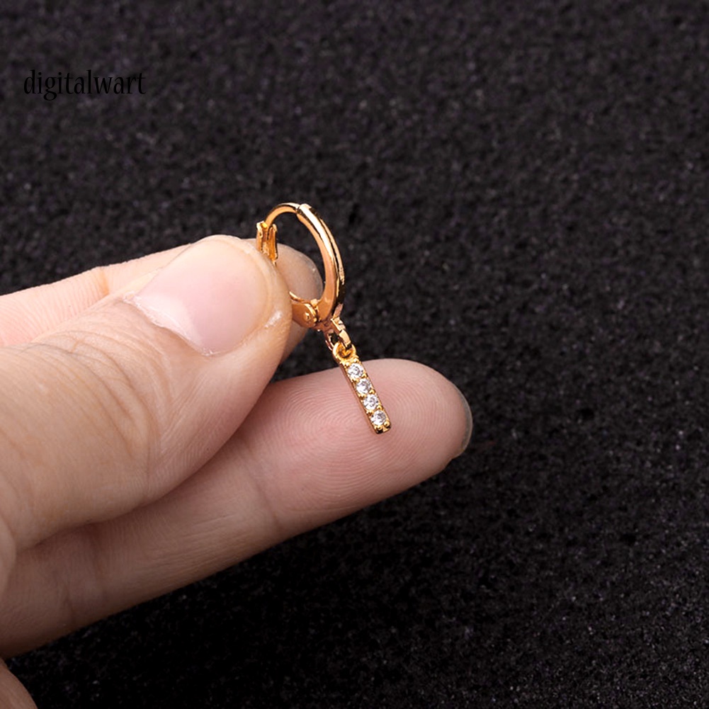 Kỹ Thuật Số| 1 Khuyên Kẹp Vành Tai Đính Đá Thời Trang Cho Nữ