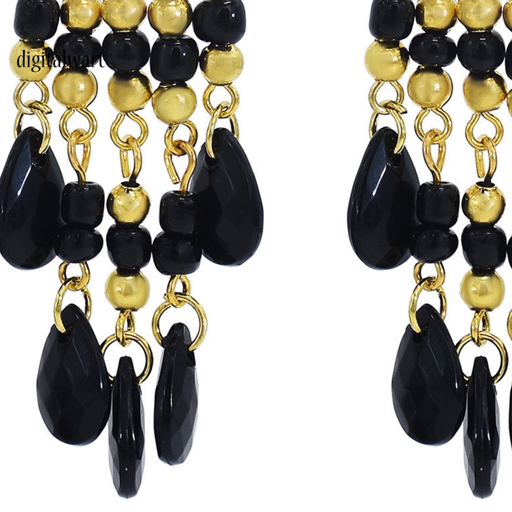 Kỹ Thuật Số| 1 Đôi Bông Tai Hình Giọt Nước Phong Cách Gothic Cổ Điển