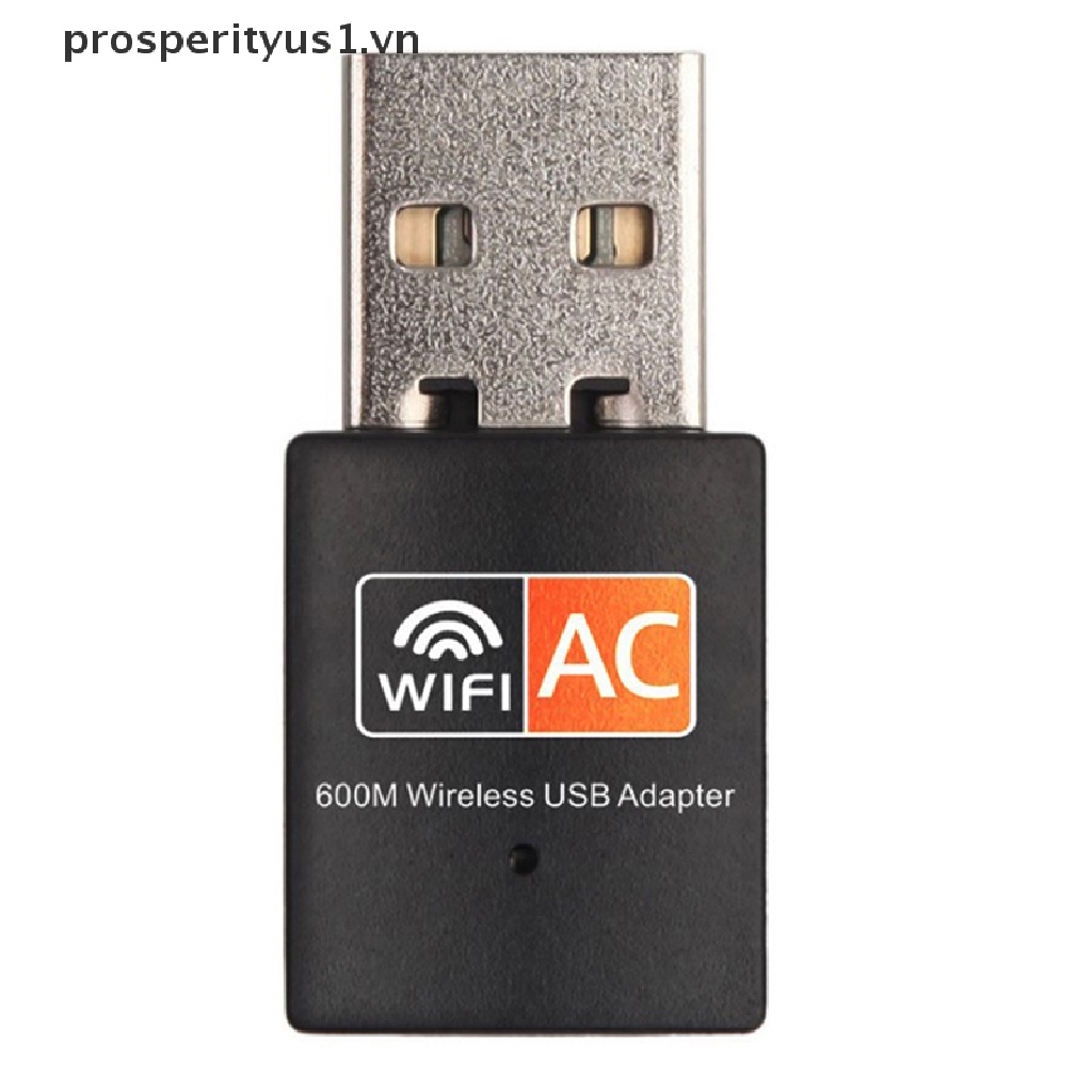 Usb Thu Sóng wifi 600Mbps Tốc Độ Cao 5 Ghz Cho Máy Tính prosperityus1 [VN]