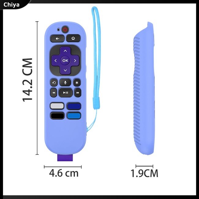 Vỏ Bọc Điều Khiển Từ Xa Bằng Silicon Màu Trơn Chống Trượt Cho TCL RCA1R