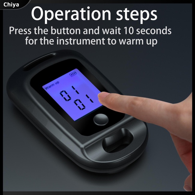 Máy Kiểm Tra Hơi Thở Kỹ Thuật Số Cầm Tay Độ Chính Xác Cao Có Thể Sạc Lại Bằng Cổng Usb