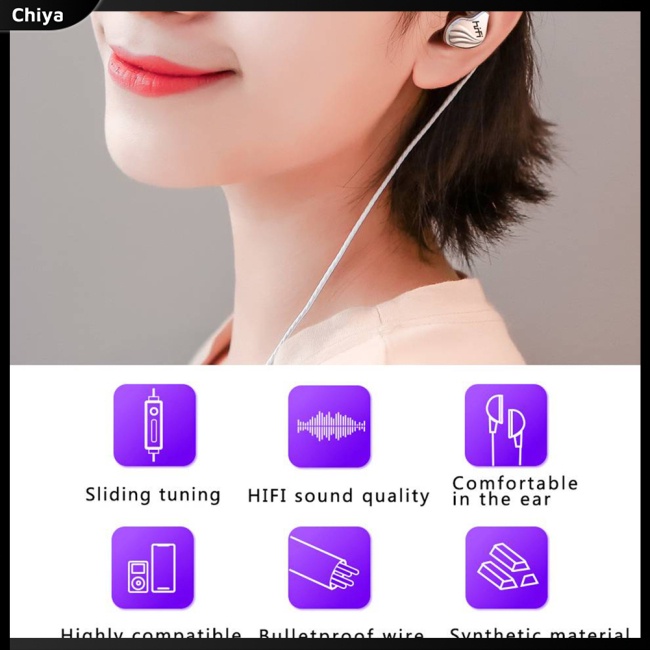 Tai Nghe Nhét Tai Có Dây 3.5mm Phong Cách Thể Thao Cho Điện Thoại / Máy Tính Bảng