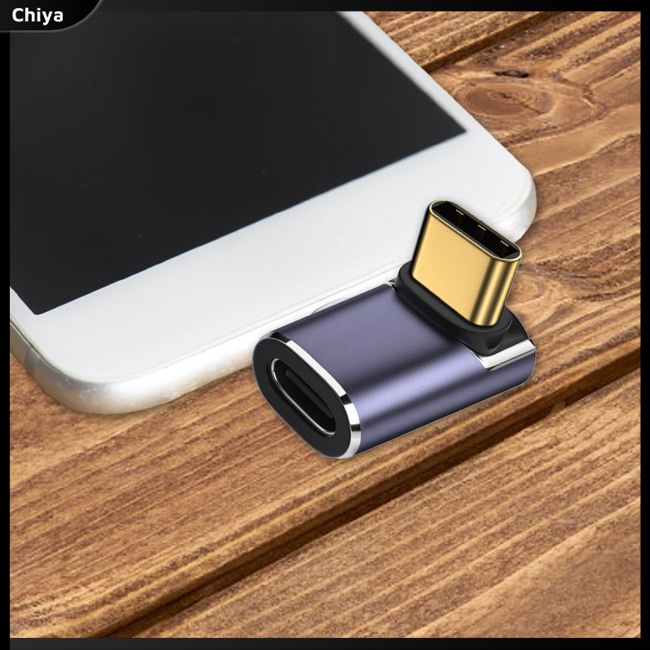 Đầu Nối Chuyển Đổi Type-C 4.0 Male Sang C Female Pd100w 40gbps Sạc Nhanh Cho Notebook