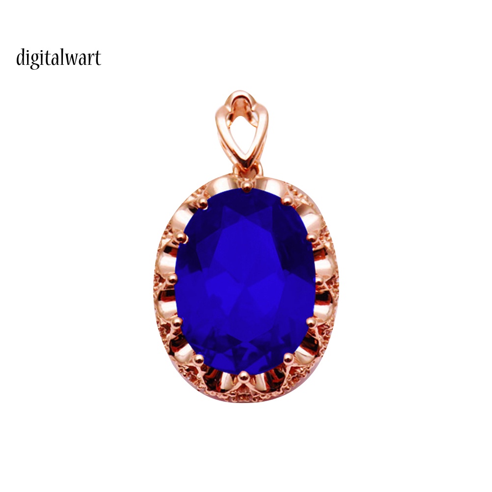 Kỹ Thuật Số| Vòng cổ HợP Kim ĐíNh Đá HìNh Oval Xinh XắN