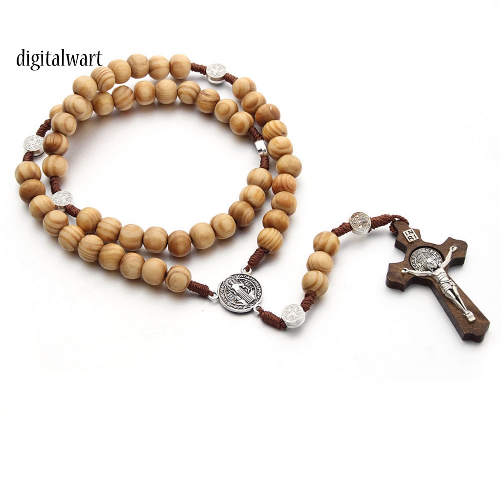 Kỹ Thuật Số| Vòng cổ Hạt Gỗ Thời Trang Đức Mẹ Mary Hàng Ngày