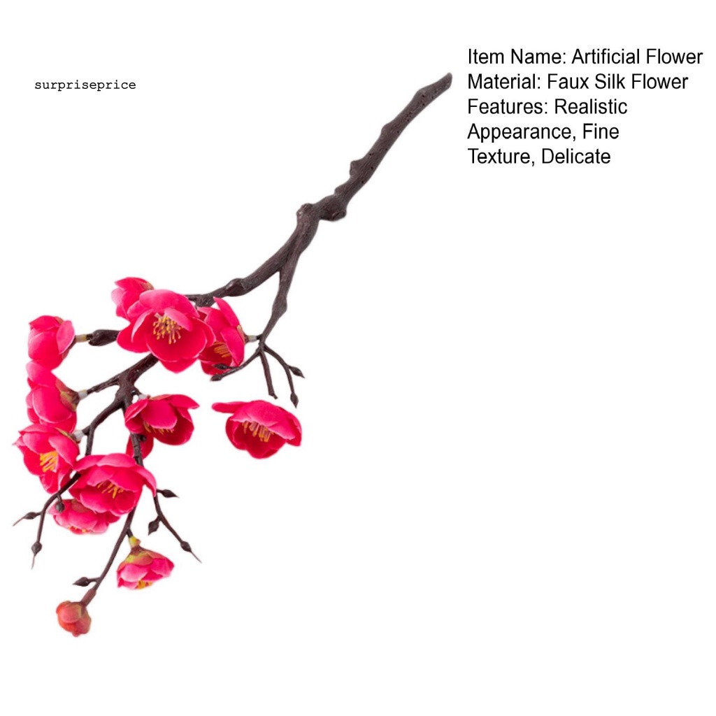 Bó Hoa Nhân Tạo Bằng Lụa Không Phai Màu Dùng Trang Trí Nhà Cửa