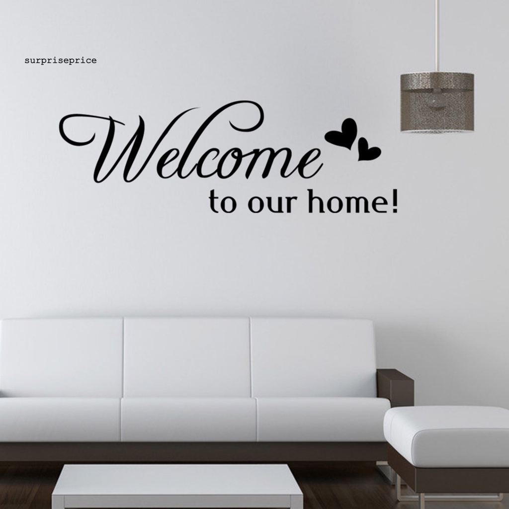 Sticker Dán Tường Bằng PVC Chống Nước Họa Tiết Chữ Tiếng Anh Bắt Mắt