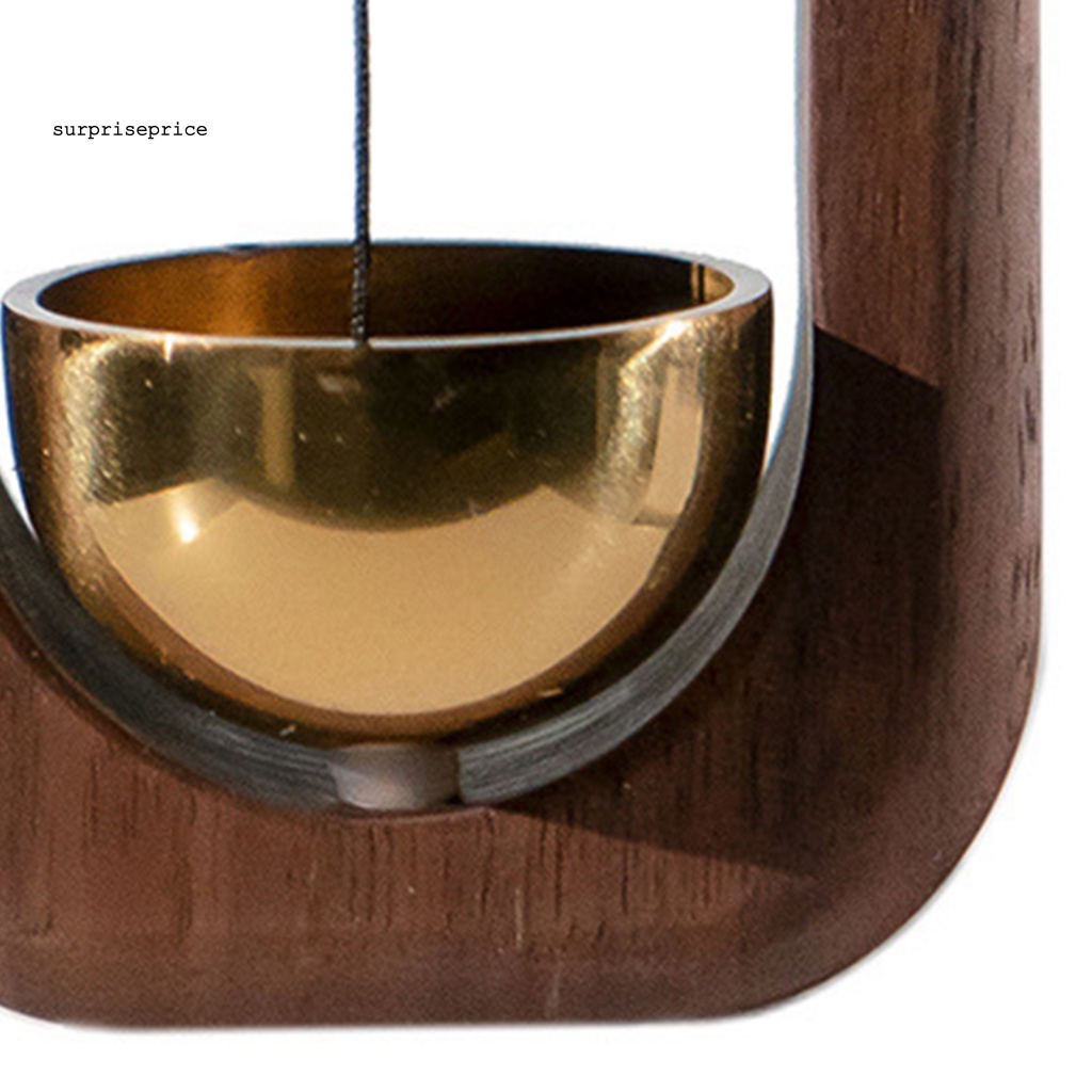 Chuông Cửa Bằng Gỗ Gụ Óc Chó Tự Dính Chống Ăn Mòn Trang Trí Nhà Cửa