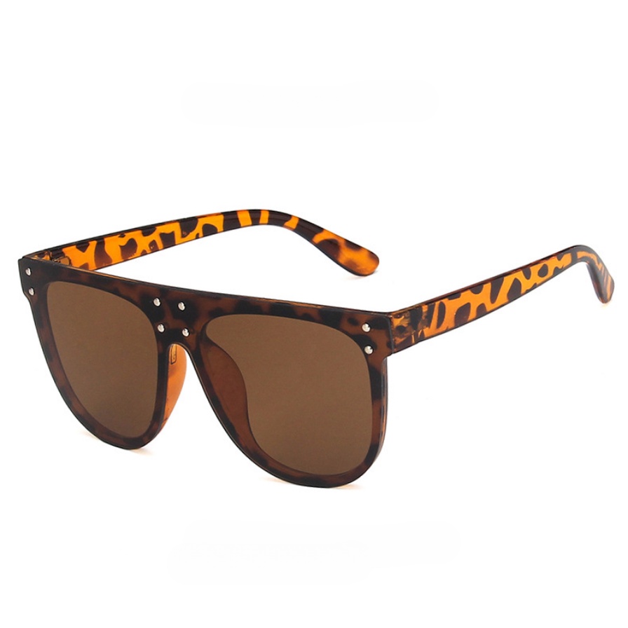 (AIMURUSI) COD Kính Mát Thời Trang Nữ Gọng Lớn Xuyên Biên Giới Đinh Tán Thủy Ngân