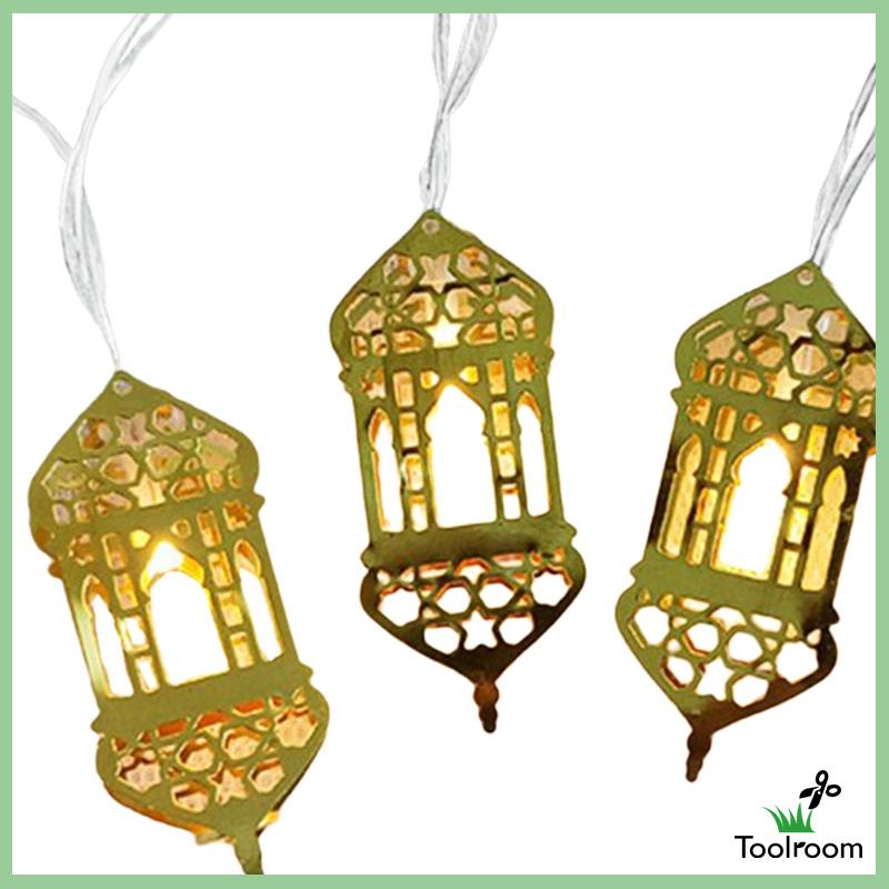 Dây Đèn LED 9.84 "Hình Ngôi Sao / Mặt Trăng Trang Trí Lễ Hội Ramadan