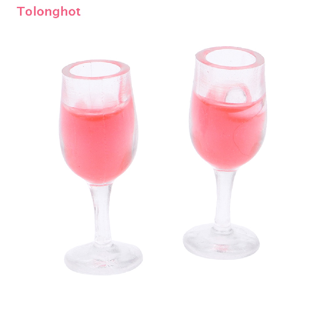 Bộ 5 Ly Rượu Mini Tỉ Lệ 1 / 12 Dùng Trang Trí Nhà Búp Bê